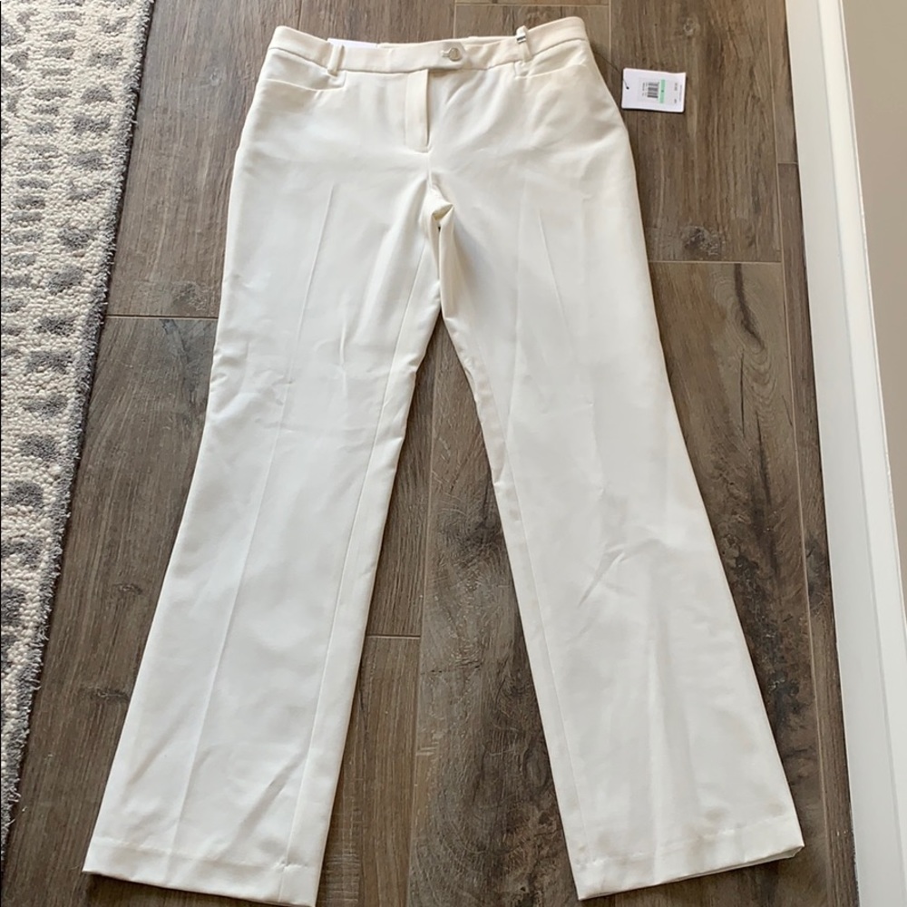 Crisp White Calvin Klein pants